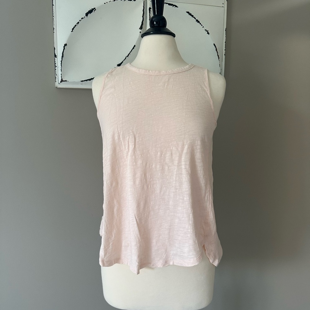 LOFT Light Peach Vintage Soft Tank Top